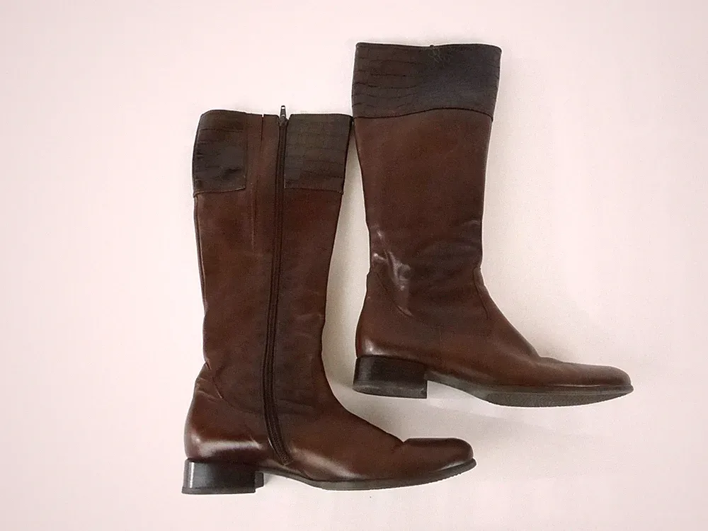 Gabor Damenschuhe Stiefel Gr. 38 | UK 5 braun Winterstiefel Kunstleder (16089)