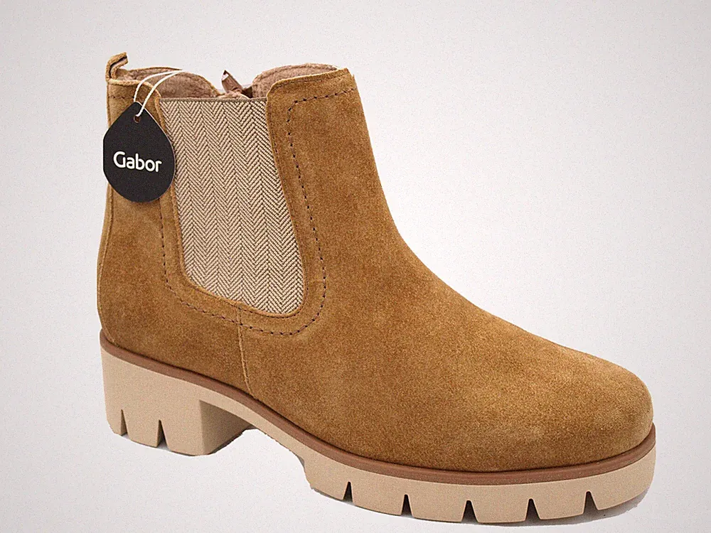Gabor Damenschuhe Stiefel Stiefeletten Chelsea Boots 38 Neu