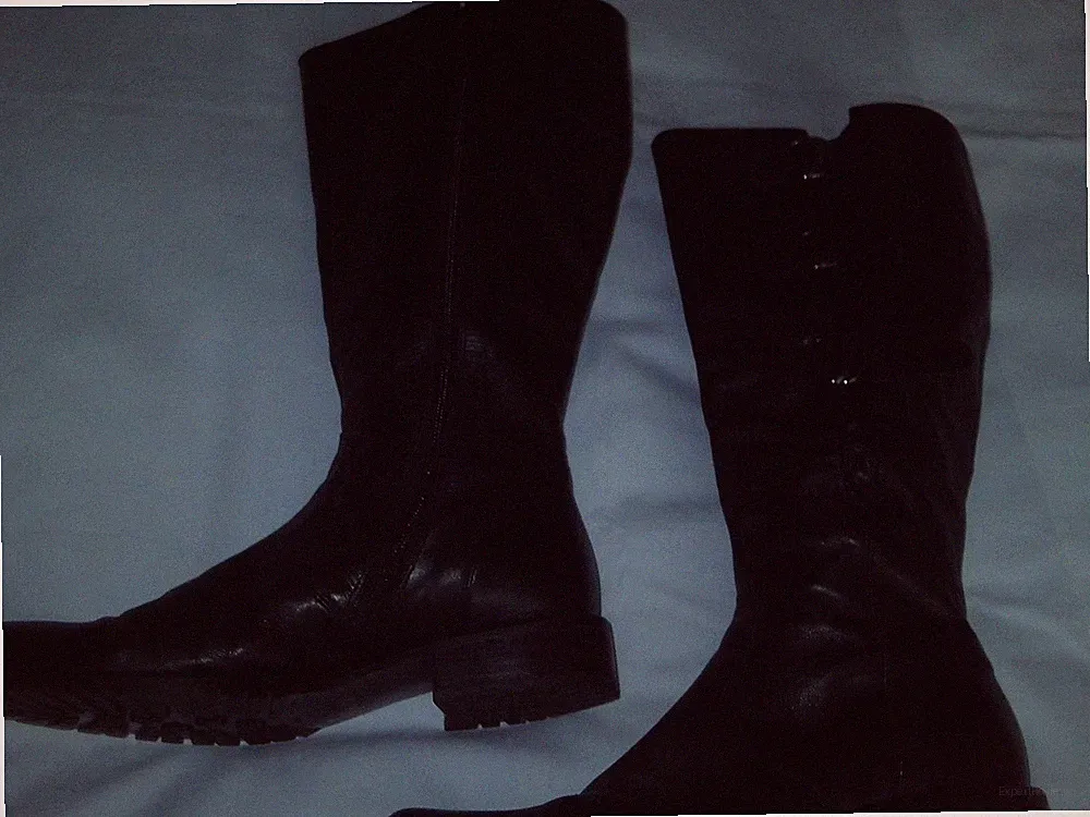 Gabor echt Leder Stiefel+gefüttert Gr.38+extra weiter Schaft+wenig getragen