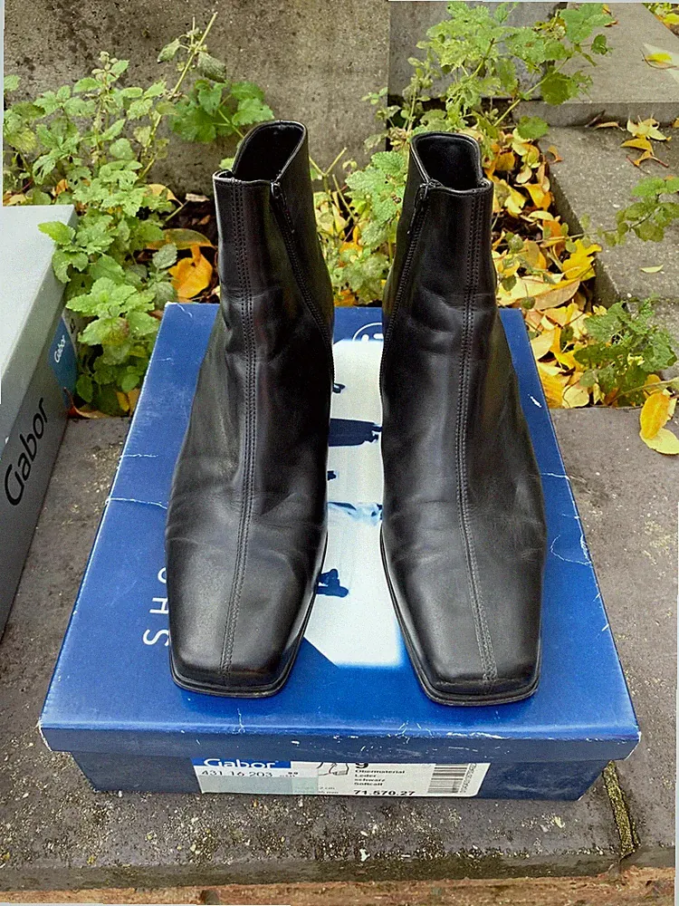 Gabor fashion Stiefeletten Gr. 43 schwarz, fallen klein aus und sind schmal