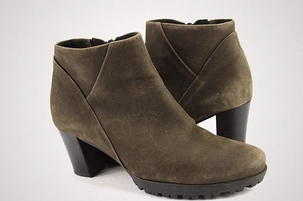 Gabor Gr.38 Uk.5 Damen Stiefel Stiefelette Boots Wildleder TOP L 518