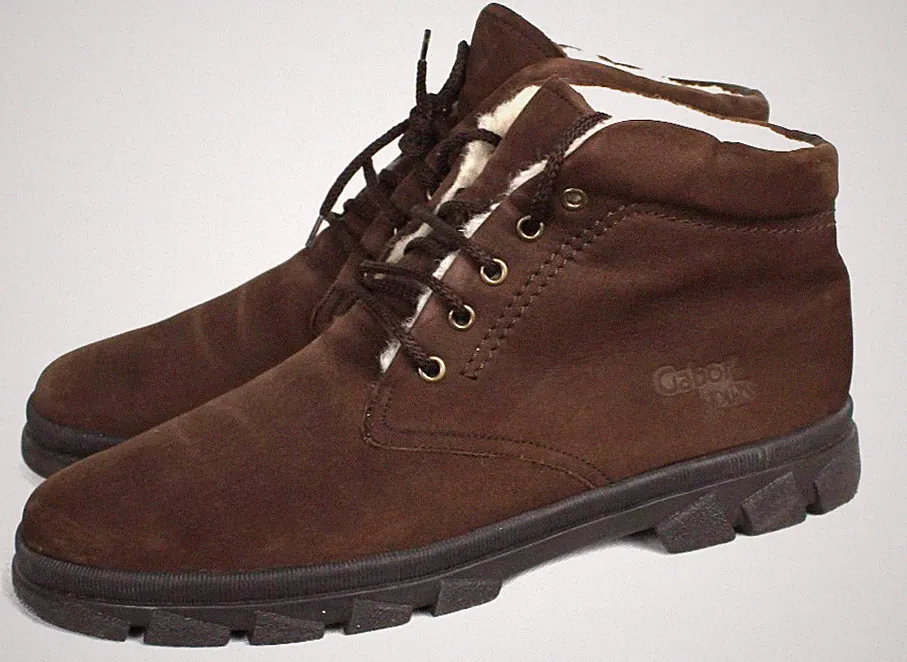 Gabor Jollys Schnür-Stiefeletten Leder,Wolle,unisex Gr.43,sehr guter Zustand