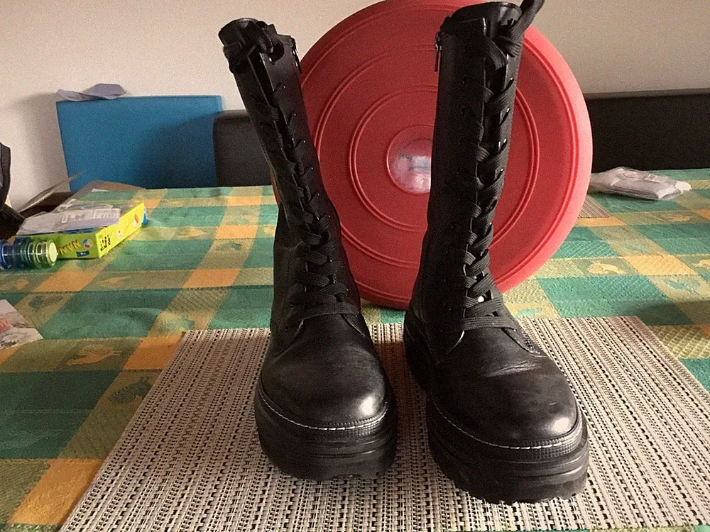 Gabor Lederstiefel mit Reißverschluss ,Schnürrung /Warm