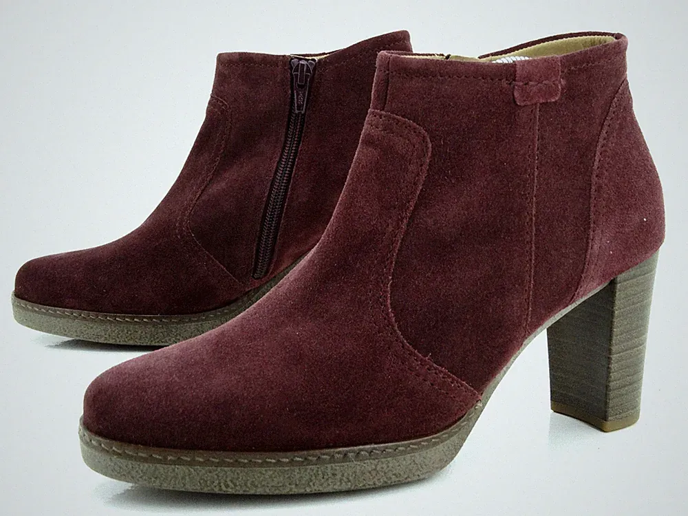 Gabor Schuhe Damen Stiefel Boots Shoes Stiefeletten Braun Gr. 39 UK 6 Leder