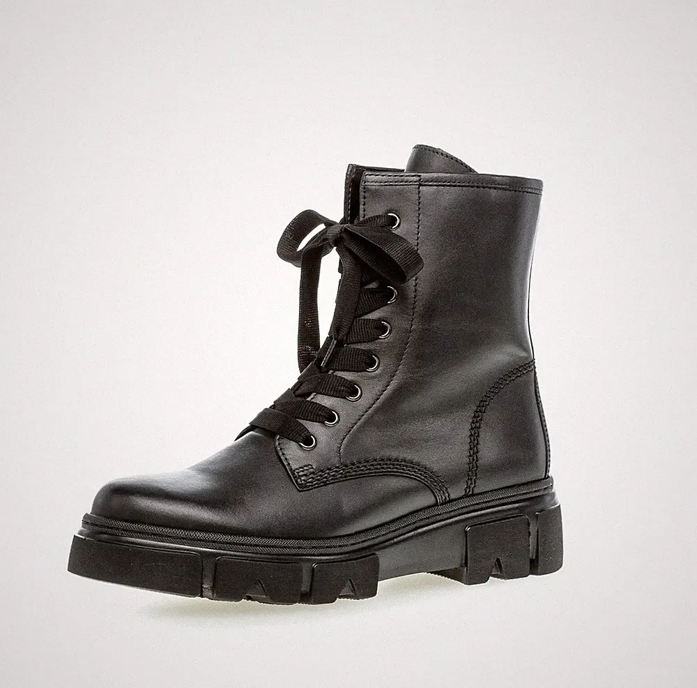 Keilabsatz Biker & Combat Boots