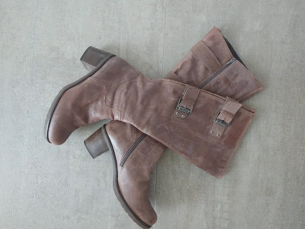Gabor Stiefel Gr. 39 graubraun (taupe) absolut neuwertig nur 1x getragen NP150 E
