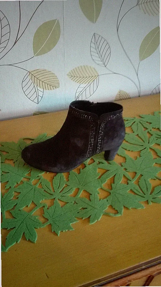 Trichterabsatz Glitzerstiefel