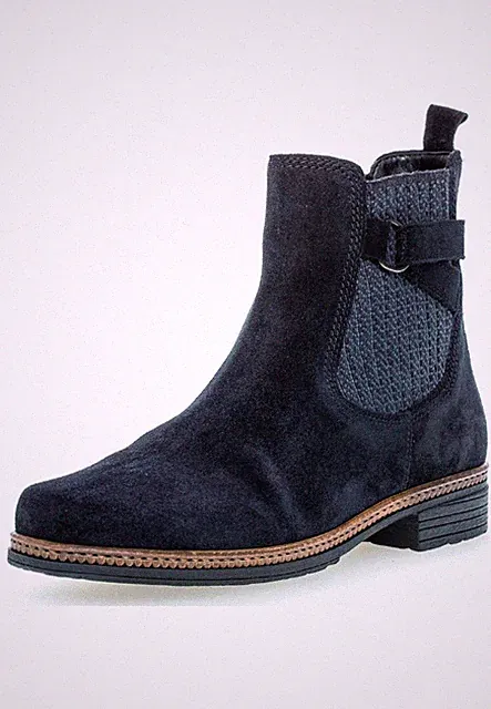 Gabor Stiefelette Wildleder Reißverschluss NEU - A-Ware
