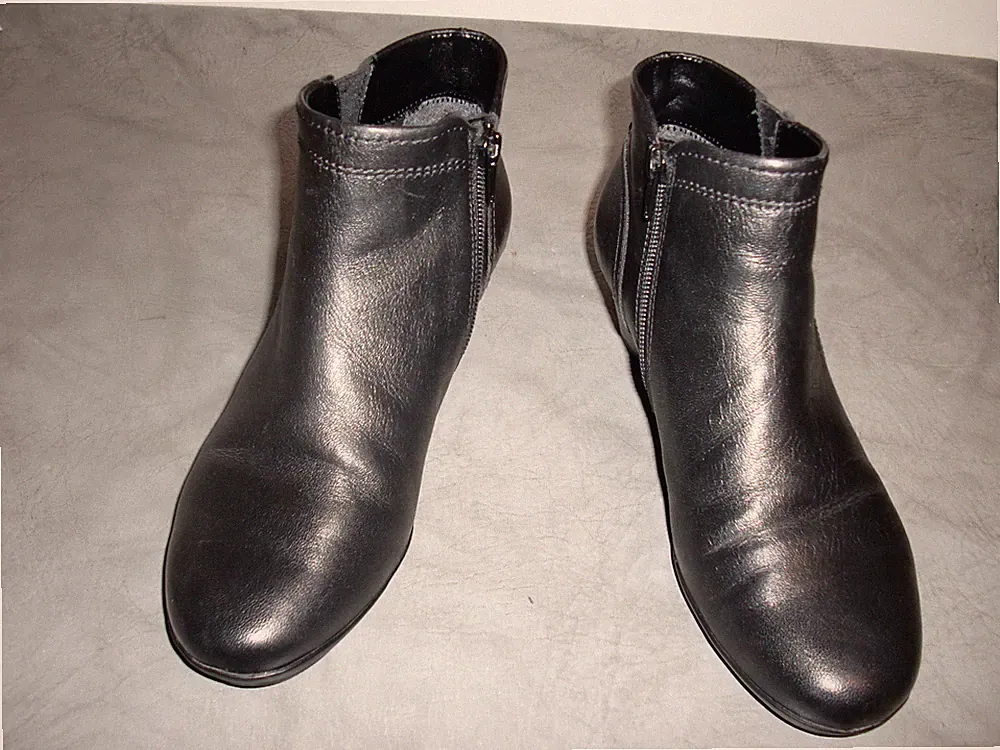 Gabor Stiefeletten Kurzschaft Stiefeletten schwarz Gr. 4 (37) Material: Leder