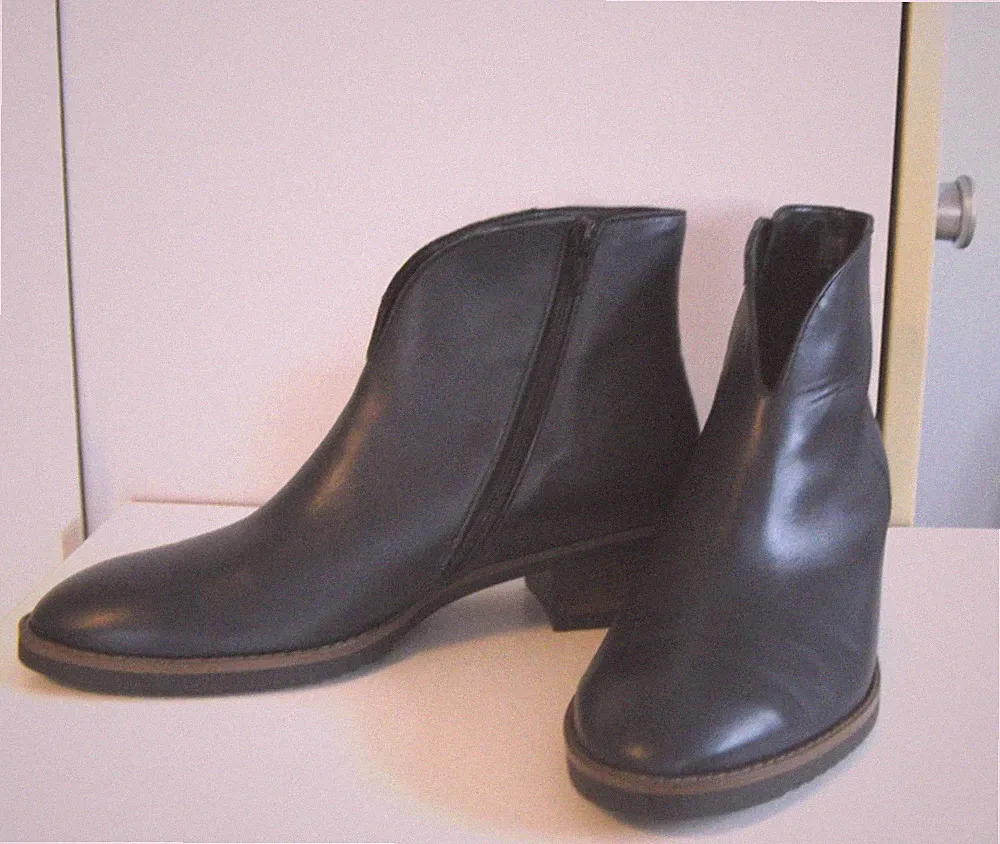 GABOR Stiefeletten, Lederstiefeletten, Größe 6,5/40 Dunkelblau NEU!