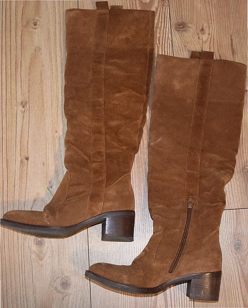 Gabor Winterstiefel, Gr. 4,5 / 37, braun, Leder, 4,5cm Absatz