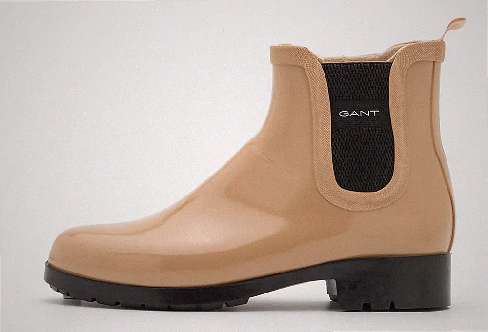 GANT RUBBERSY 23599159 G103 BEIGE/BLACK DAMENGUMMISTIEFEL