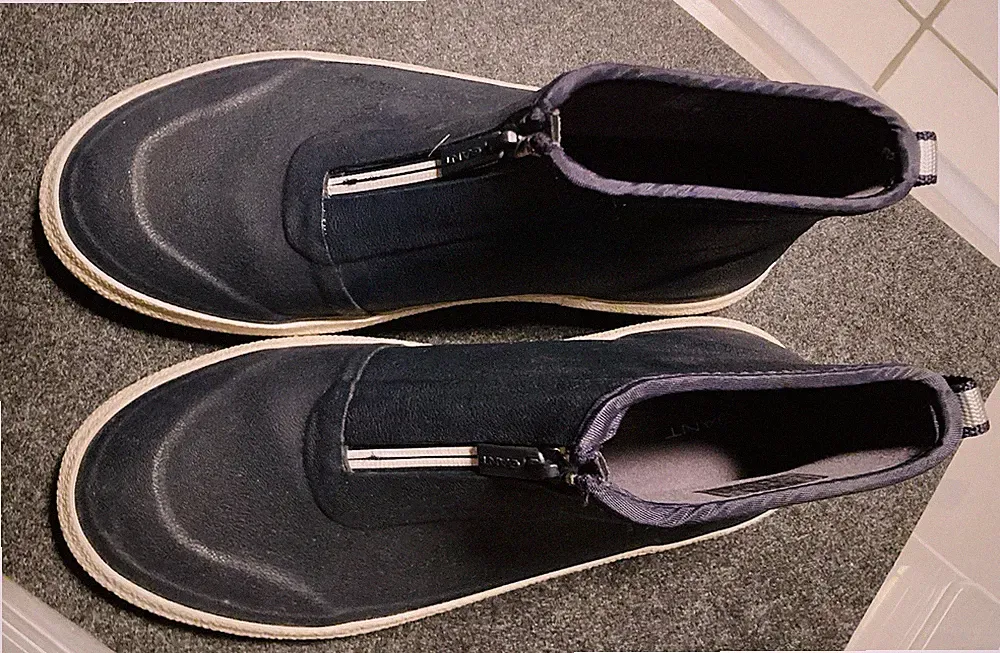 Gant Stormhaven Damen Gummistiefel 39| UK 5,5 dunkelblau Reißverschluss Wie Neu