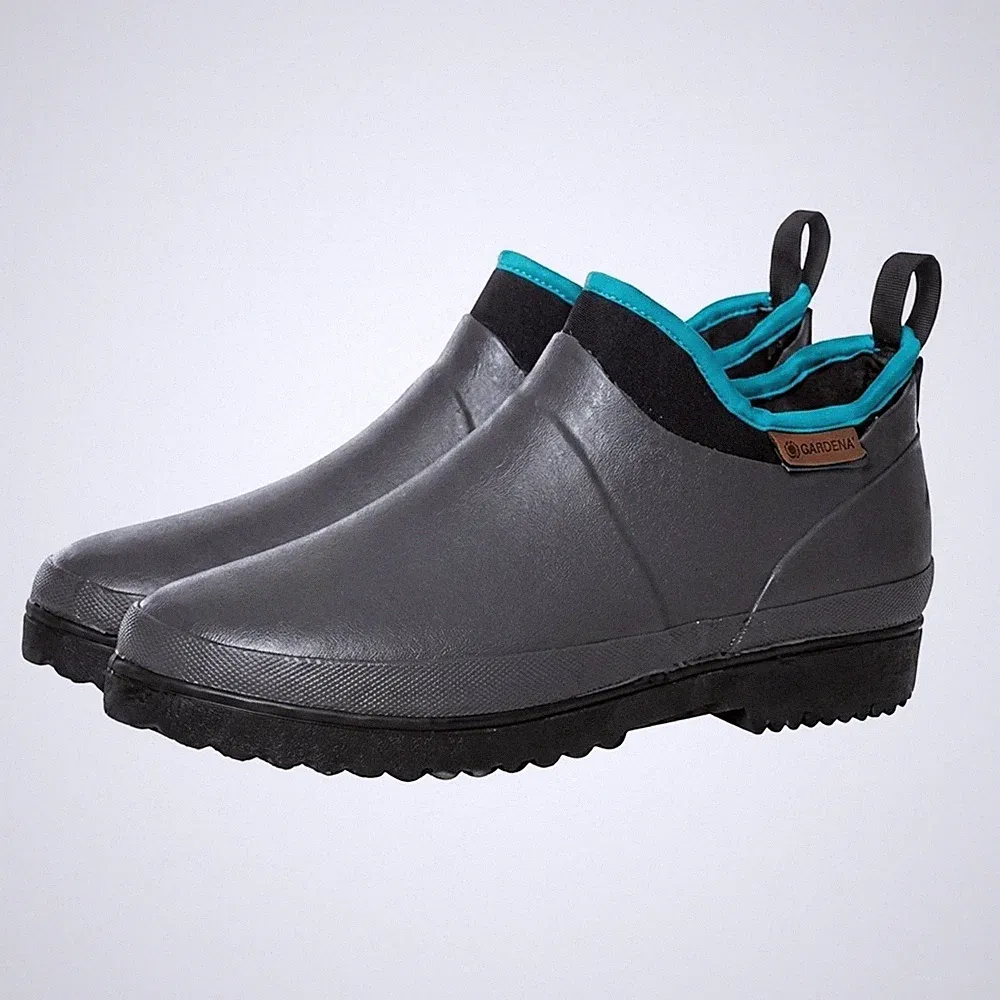 Gardena Gummistiefel Garten Boots Low Cut Neopren Dunkelgrau Memory Foam