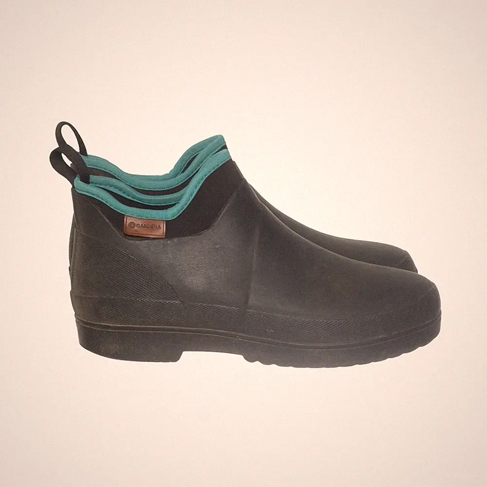 Gardena, Kurze Gummistiefel, Größe: 39, Schwarz/Türkis, Unisex (Erwachsene) #1MS