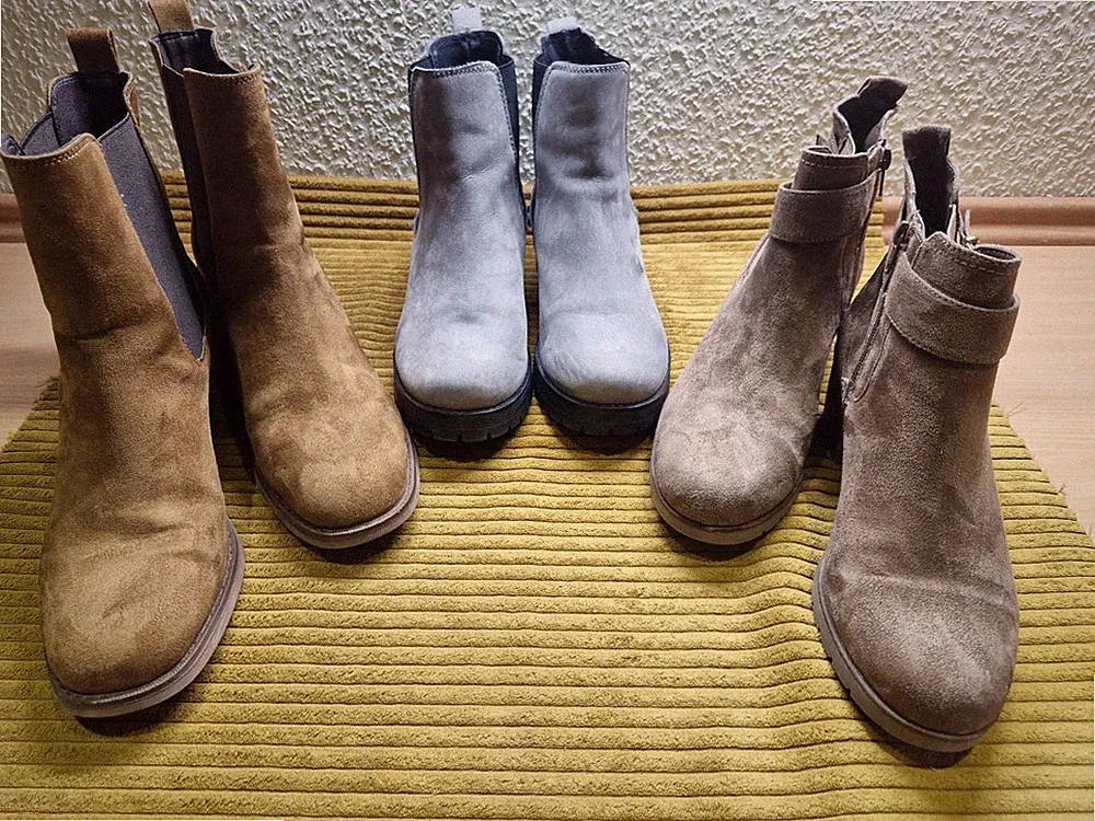 GEBRAUCHT TOP! 3 P. Marken Schuhe Damen Stiefeletten Booties Herbst Winter Gr.40