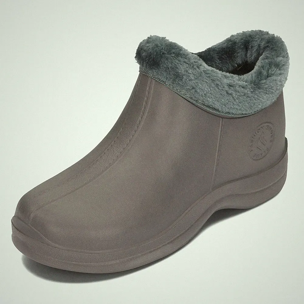Gefütterte Gummistiefel Damen & Herren EVA Stiefel, Warme Regenstiefel 3646...
