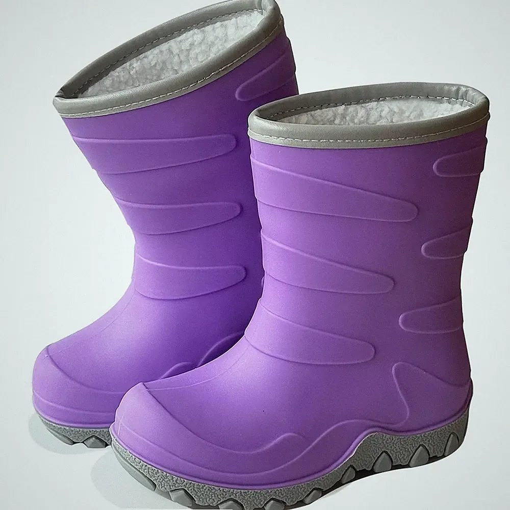 Gefütterte Gummistiefel Kinder für Jungen Mädchen, Thermo Warme Regenstiefel,...