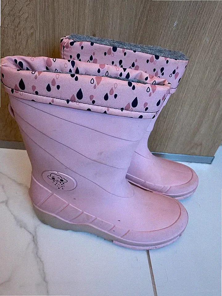 Gefütterte Gummistiefel mit Licht Gr 30/31