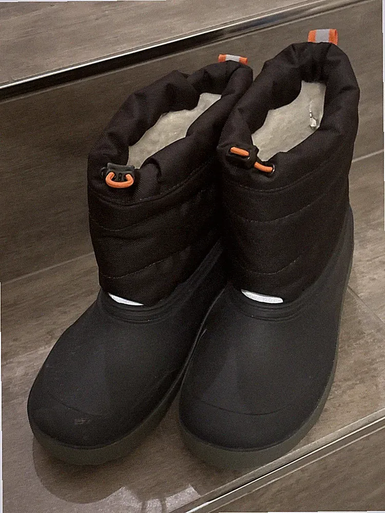 Gefütterte Gummistiefel / Winterstiefel Dunkelblau Kinder 35 wie neu