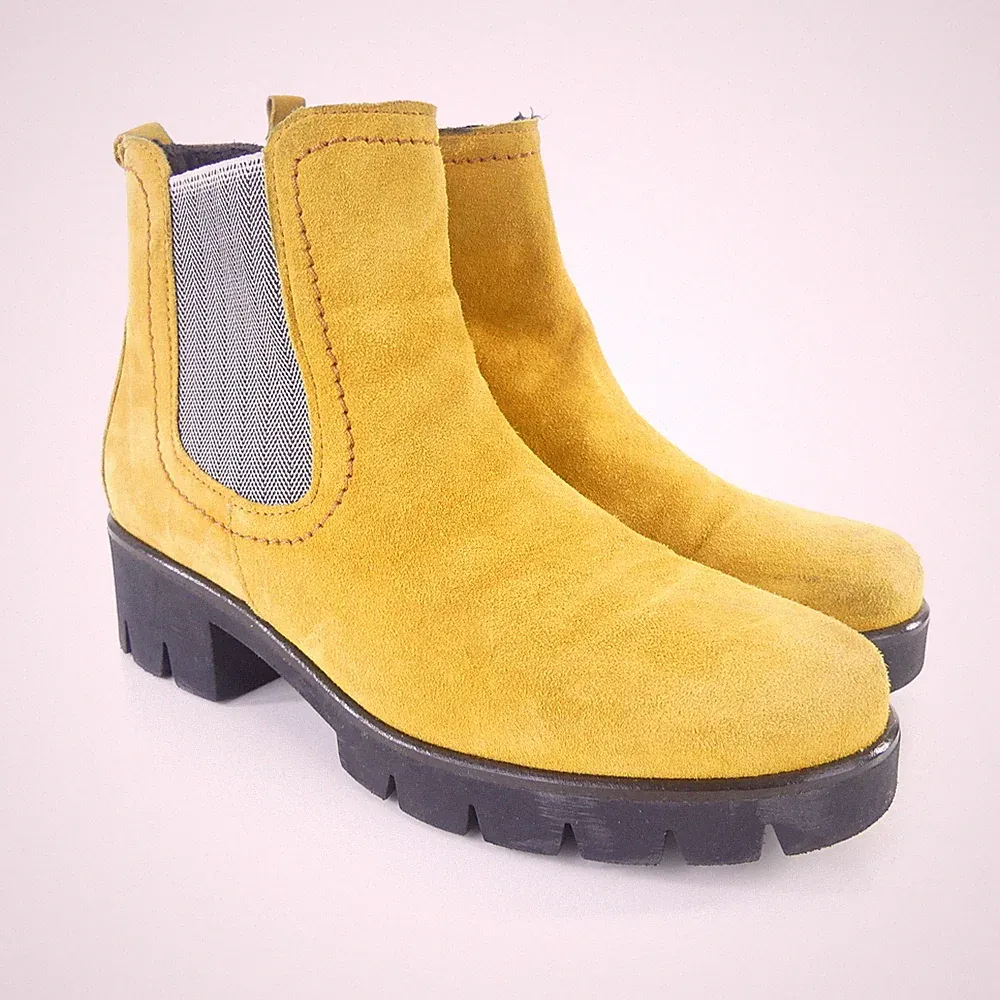 Gelber Chelsea-Boot von Gabor, Größe 4,5