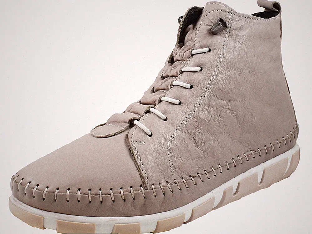 Grau Mokassinstiefel