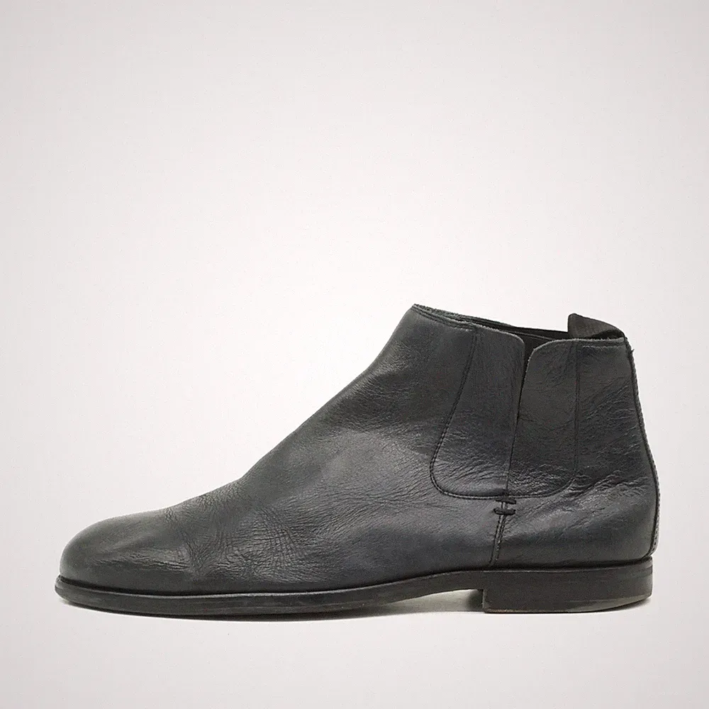 Geox Damen Chelsea Stiefeletten Schwarz Leder Atmungsaktiv Boots EU 40