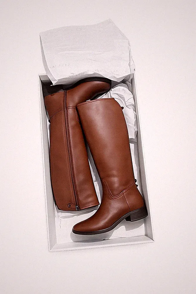 Geox Damen Lederstiefel Braun – Gr. 37,5 – NEU mit Karton