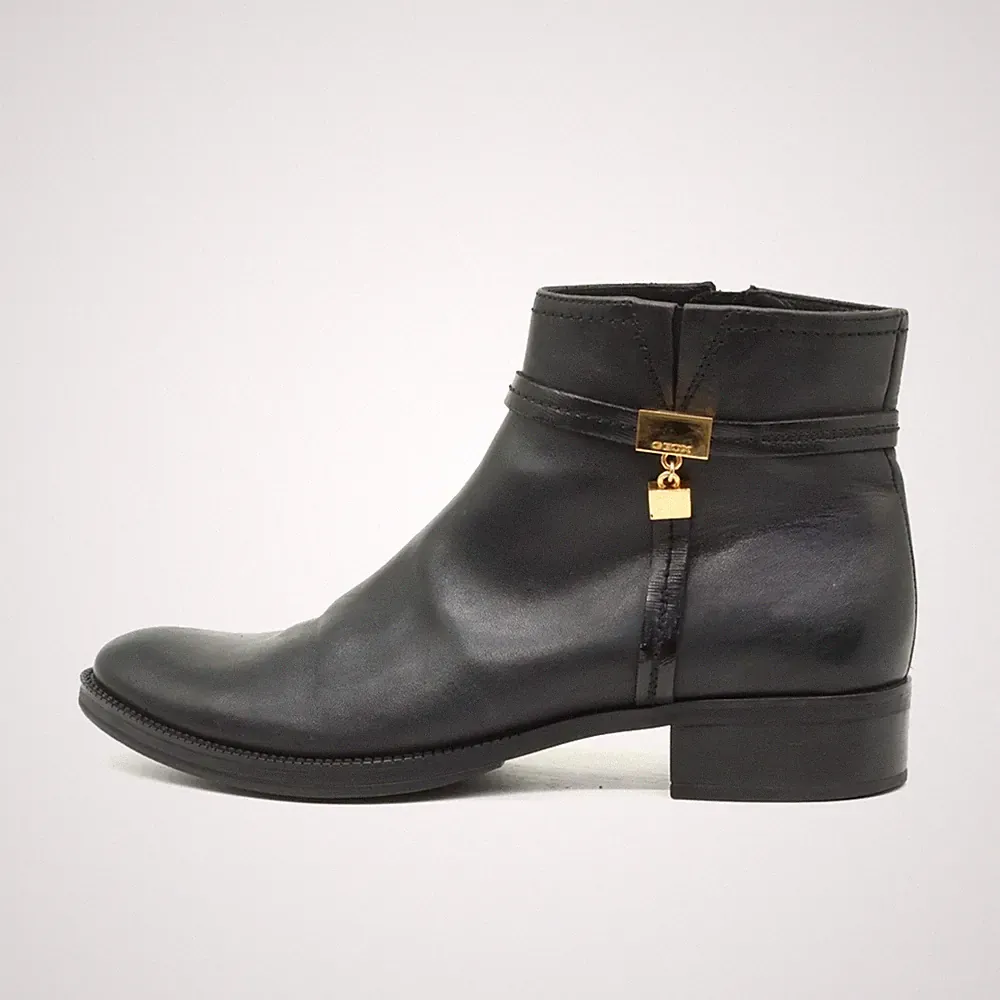 Geox Damen Stiefel EU 40 Chelsea Boot Schwarz Respira Stiefelette
