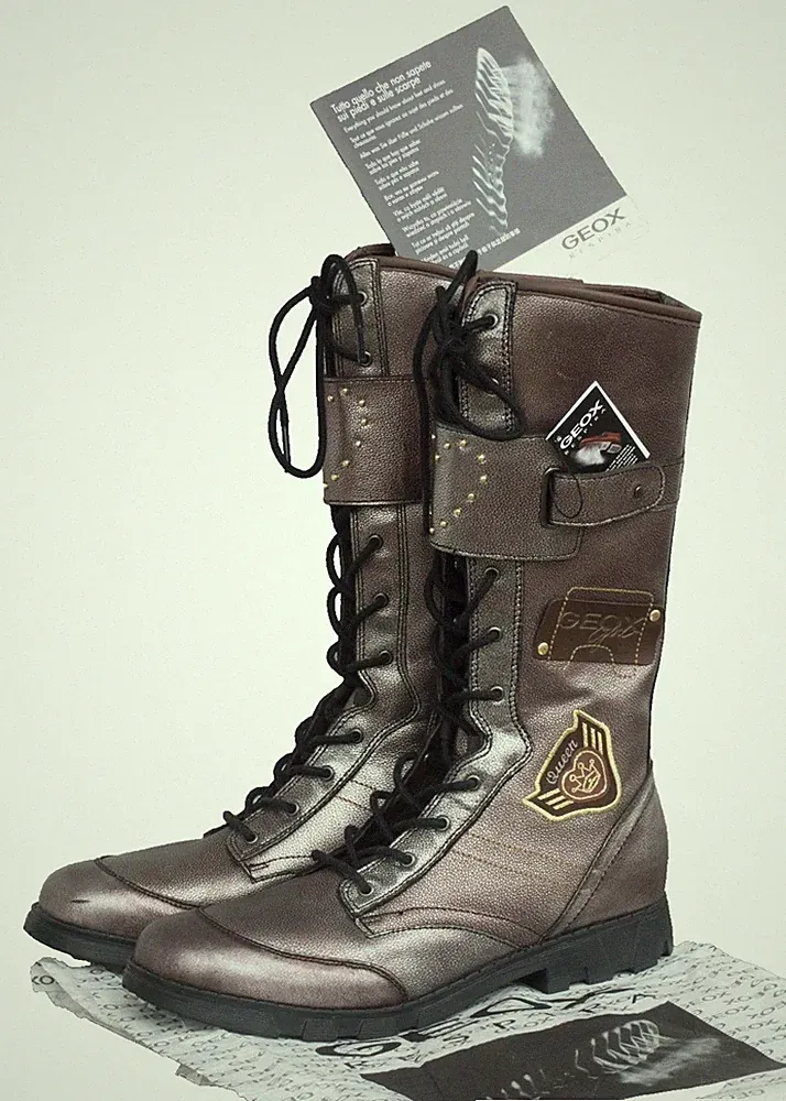 GEOX Rerpira Stiefel Gr.41 Gefüttert Schnürboots Design Schnee Winter Neu