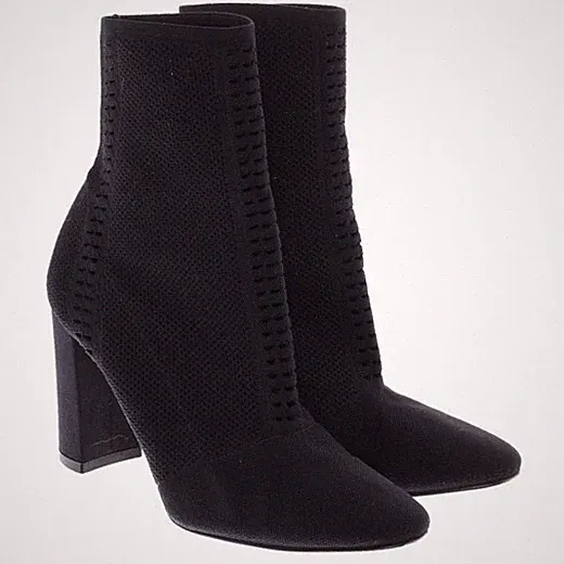 Gianvito Rossi Stiefeletten in Schwarz Größe 40 9 cm Absatz Anderes Material