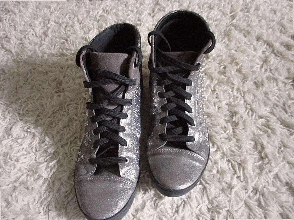 2 cm Glitzerstiefel