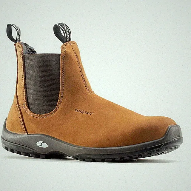Grisport PASSO S3 Sicherheitsschuhe Arbeitsschuhe Slipper Chelsea Boots braun