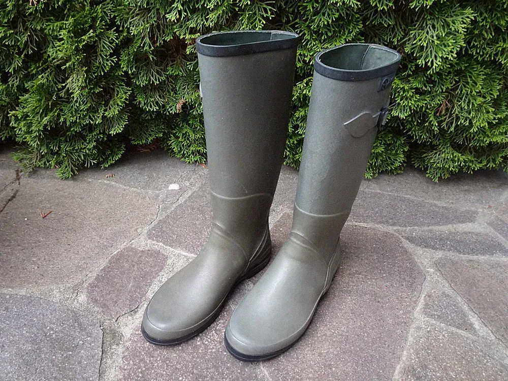 grüne Aigle Gummistiefel Größe 36 für die kommende FESTIVAL Saison