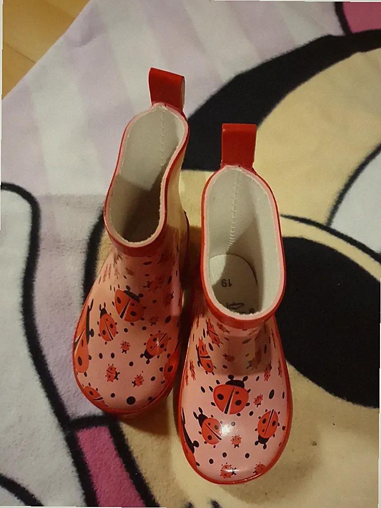 Gummistiefel 19 Mädchen 👧 Rot / Rosa