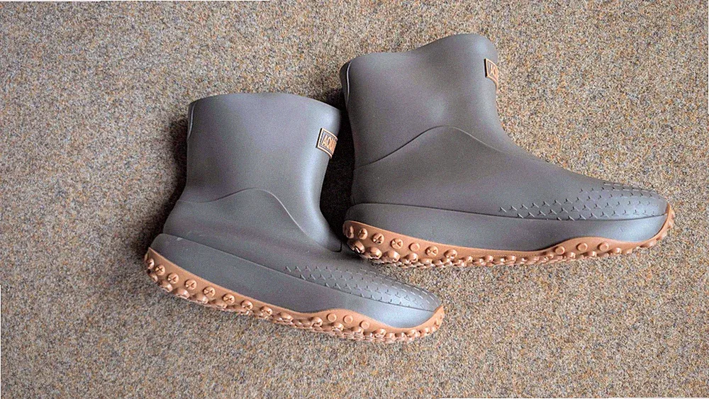 Grau Gummistiefel