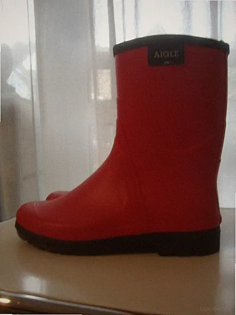 Gummistiefel Aigle Gr.41 Neuwertig rot