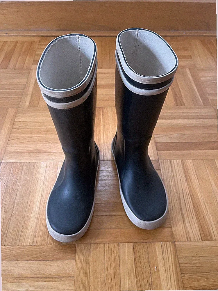 Gummistiefel Aigle Größe 28 ungefüttert blau