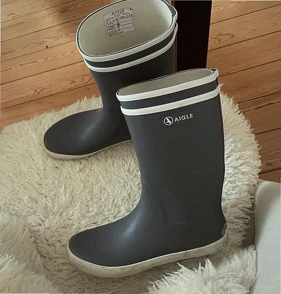 Gummistiefel AIGLE Stiefel "Lolly Pop" Regen Schuhe, Gr. 37, Navy Blue
