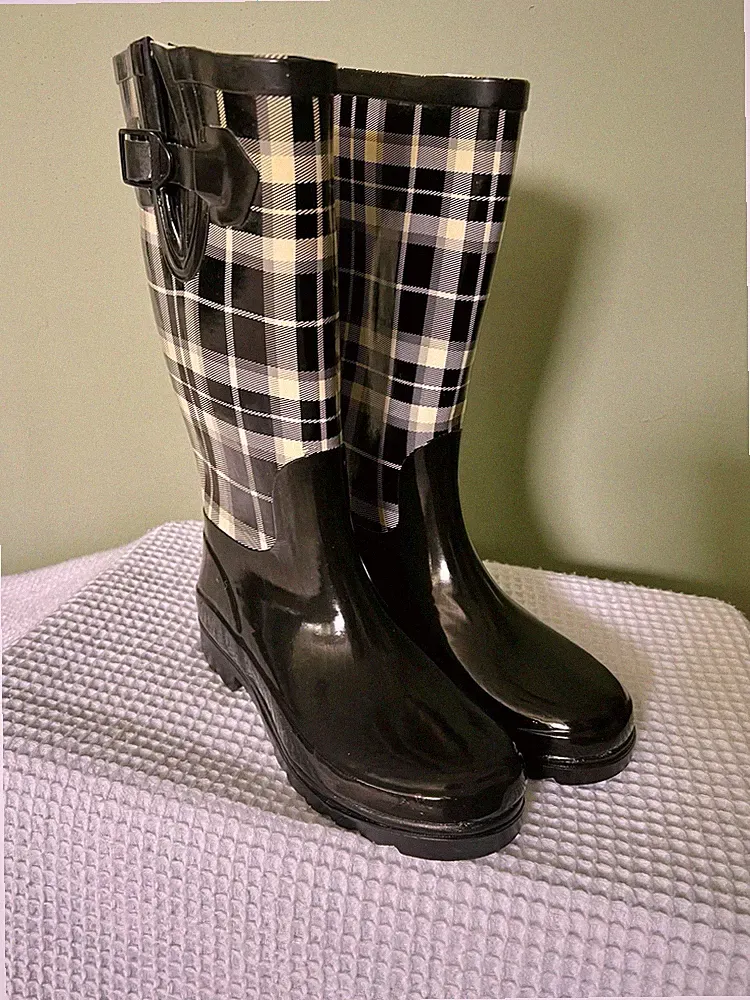 Gummistiefel BECK Karo-Design Gr.38 - Topzustand !!