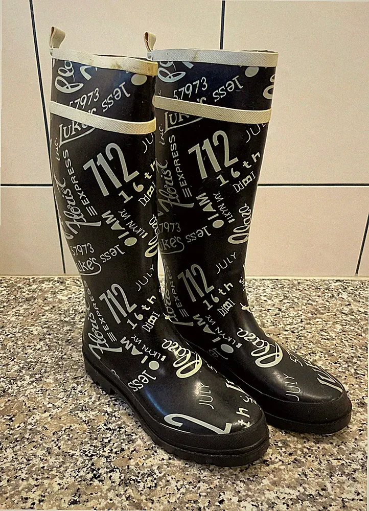 Gummistiefel Damen mit Baumwollfutter Gr. 37