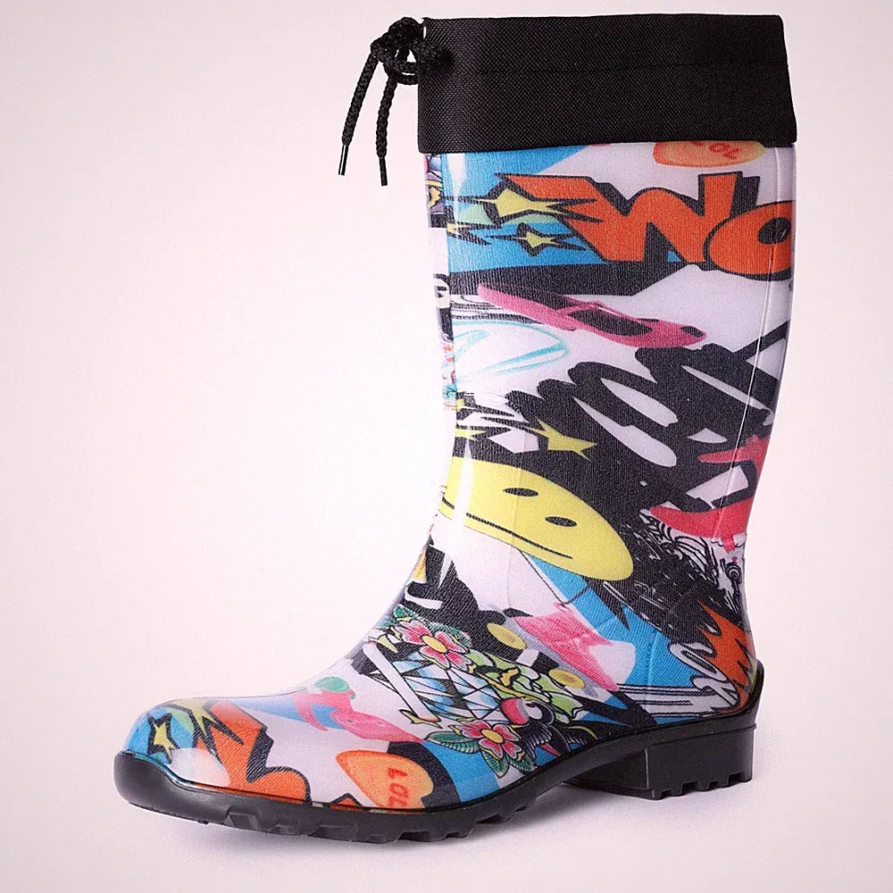 Ovale Form Gummistiefel