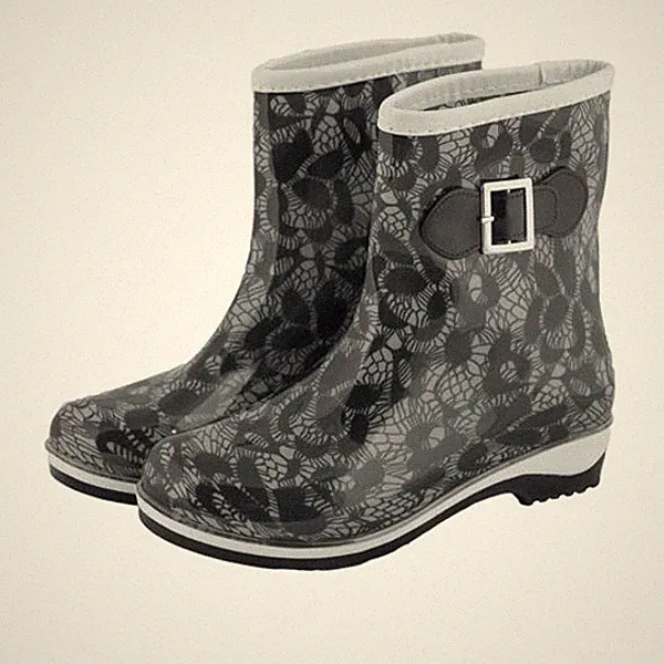 Schnalle Glitzerstiefel