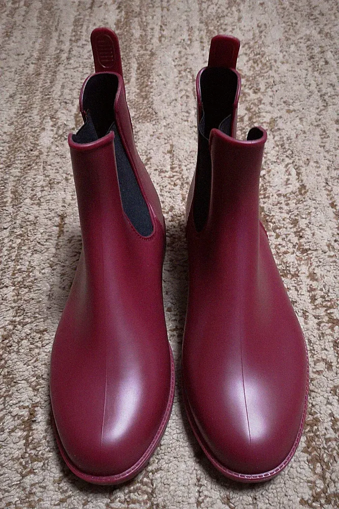 Rot Glitzerstiefel