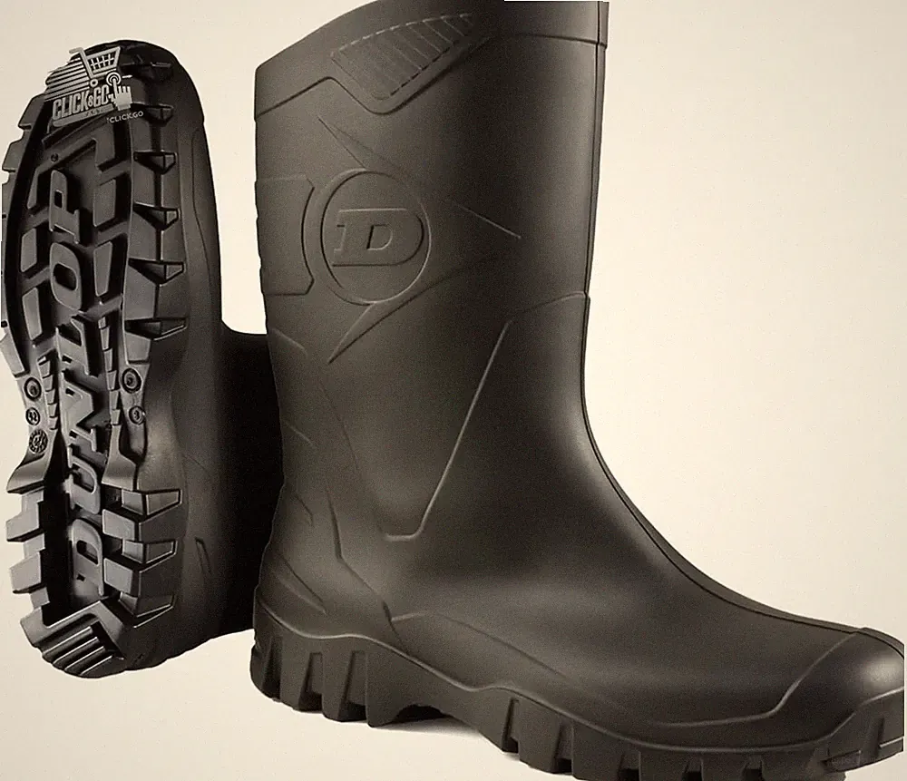 Gummistiefel Dunlop Dee Regen Arbeit Garten Wasserdicht Herren Damen 38