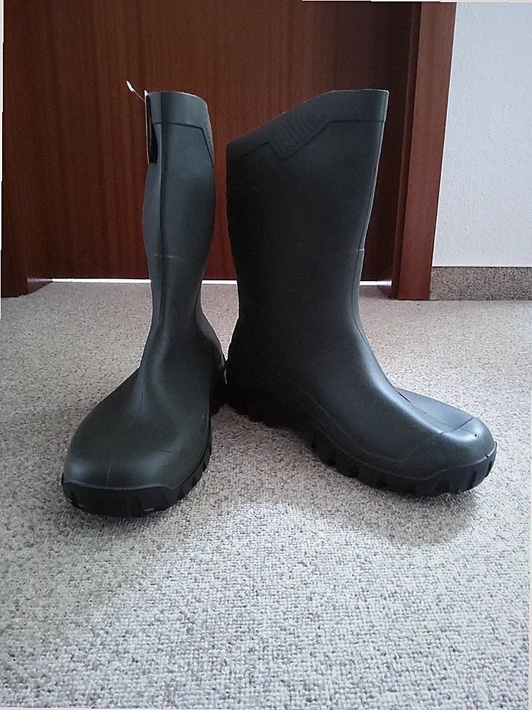 Gummistiefel Dunlop Halbhoch Grün/Schwarz Größe 42 Brandneu