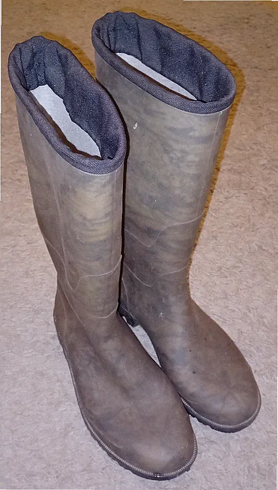 Gummistiefel, Festivalstiefel, Gartenstiefel, Gr 44 mit Schnürung oben