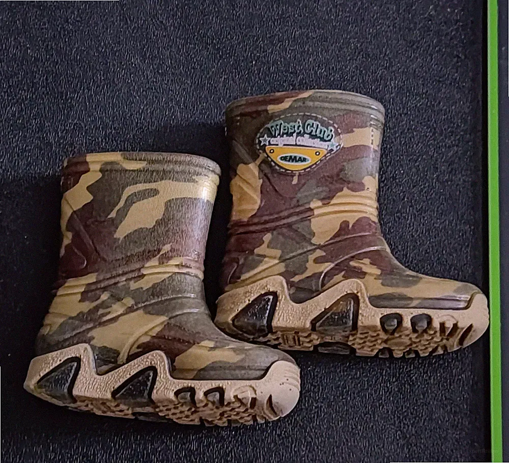 Gummistiefel für Kinder, Tarnmuster Marke Demar
