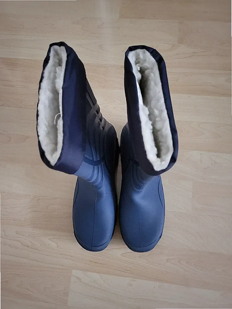 Gummistiefel gefüttert, Größe 35