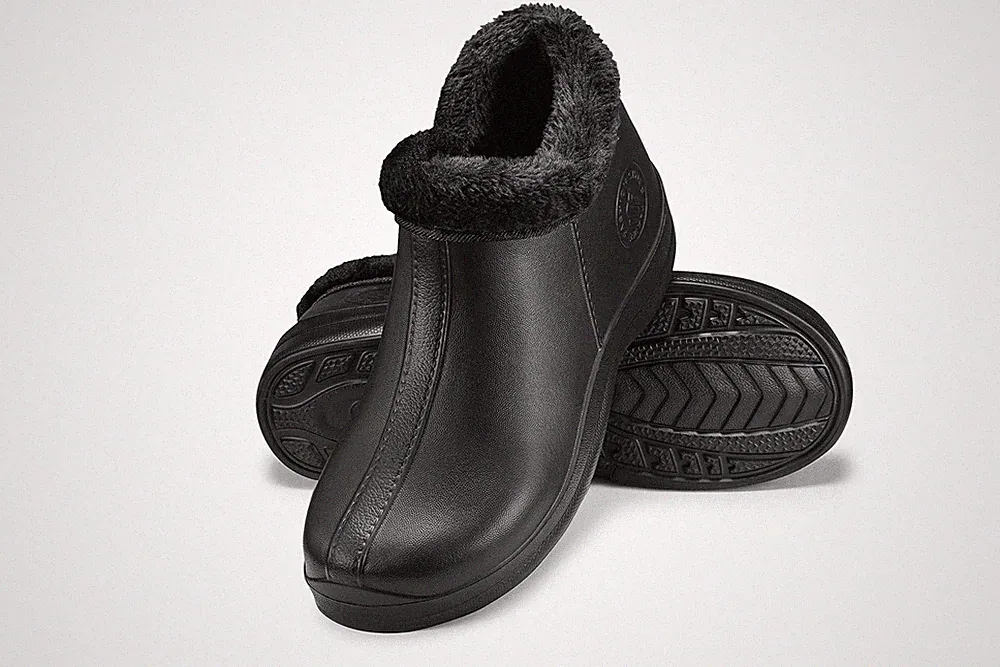 Gummistiefel Gefüttert Herren Clogs Regenstiefel Herren Gefütterte Gummistie...